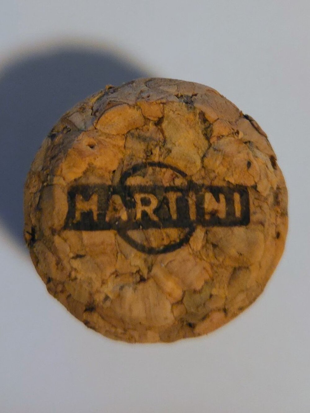 Brand New Hand Crafted Magnet Created from Champagne Cork Featuring Martini Logo